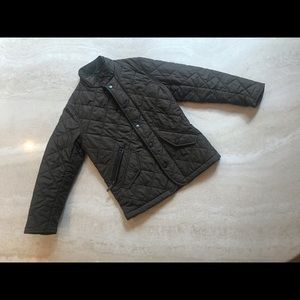 Barbour Kids Liddesdale Brown Quilted Jacket 6/7